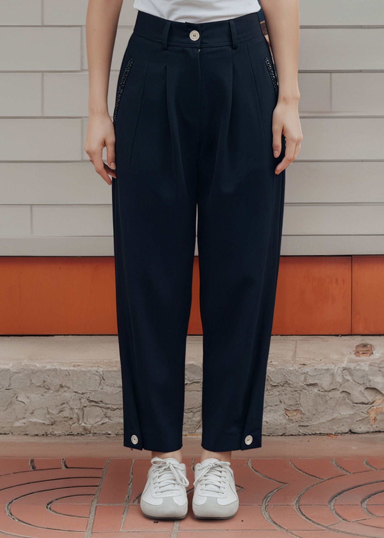 iCotton Barrel Leg Pants