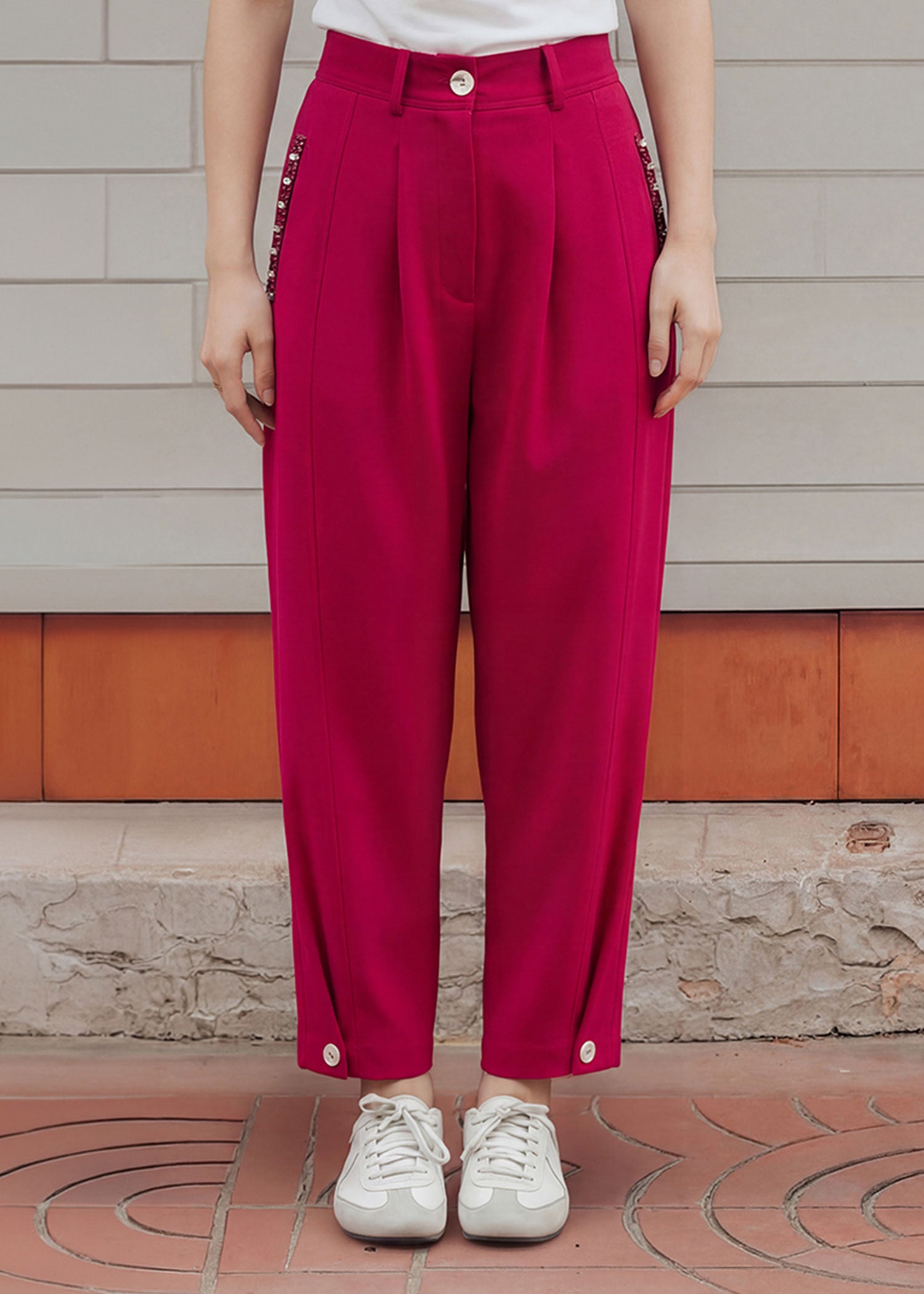 iCotton Barrel Leg Pants