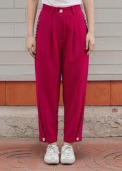 iCotton Barrel Leg Pants