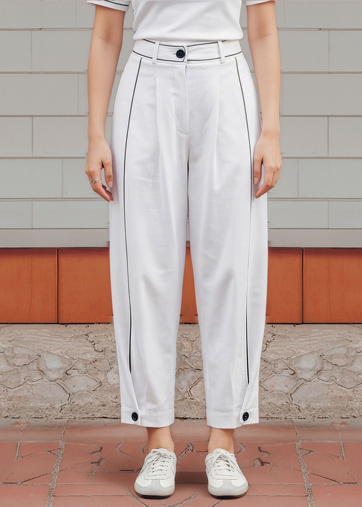 iCotton Barrel Leg Pants