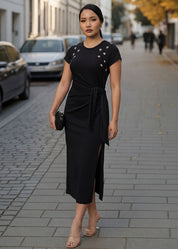iCotton Eye Catcher Drape Dress