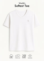 ALONGE Cloud Soft Vee Neck Tee