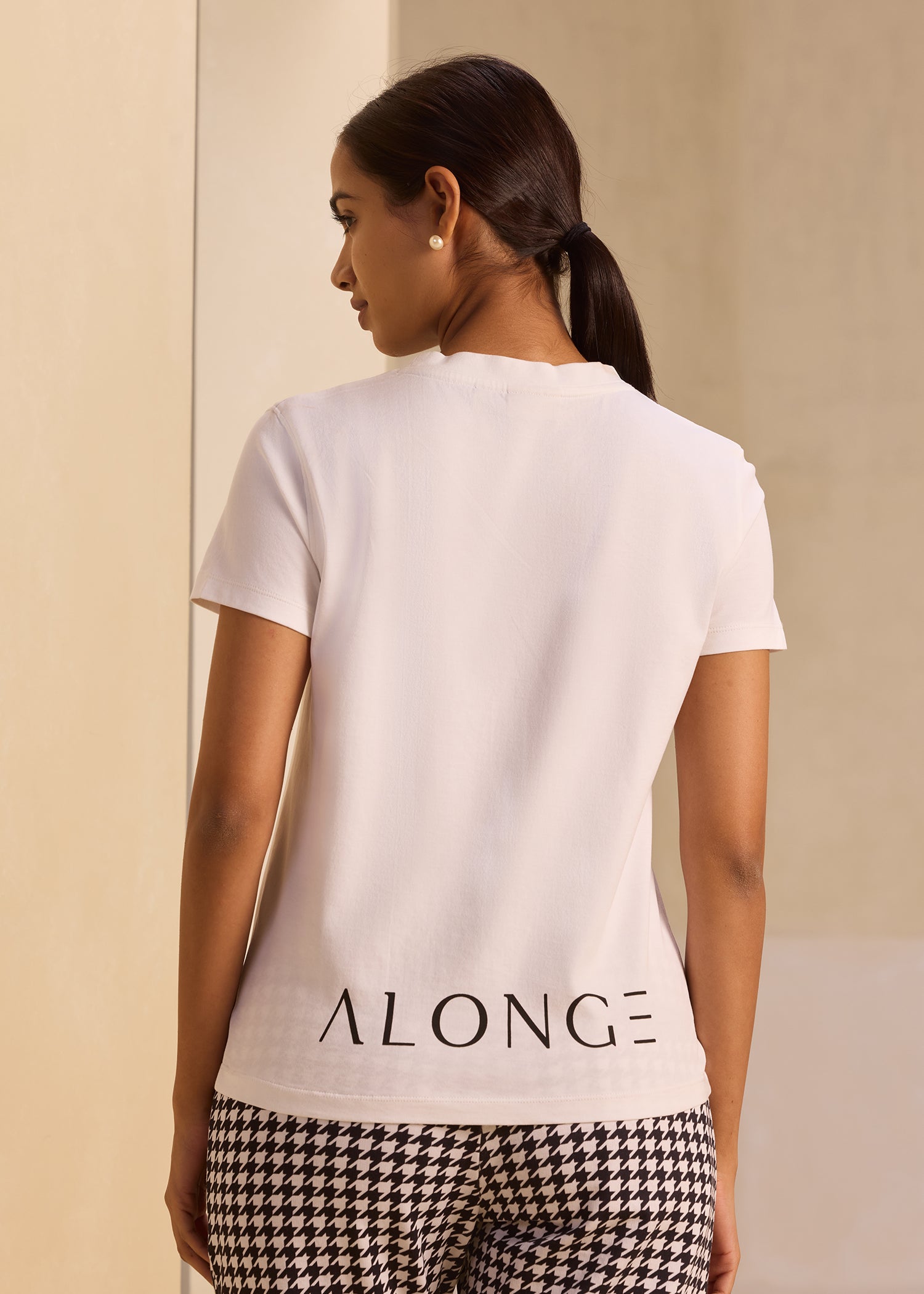 Embroidered Lioness Graphic Tee