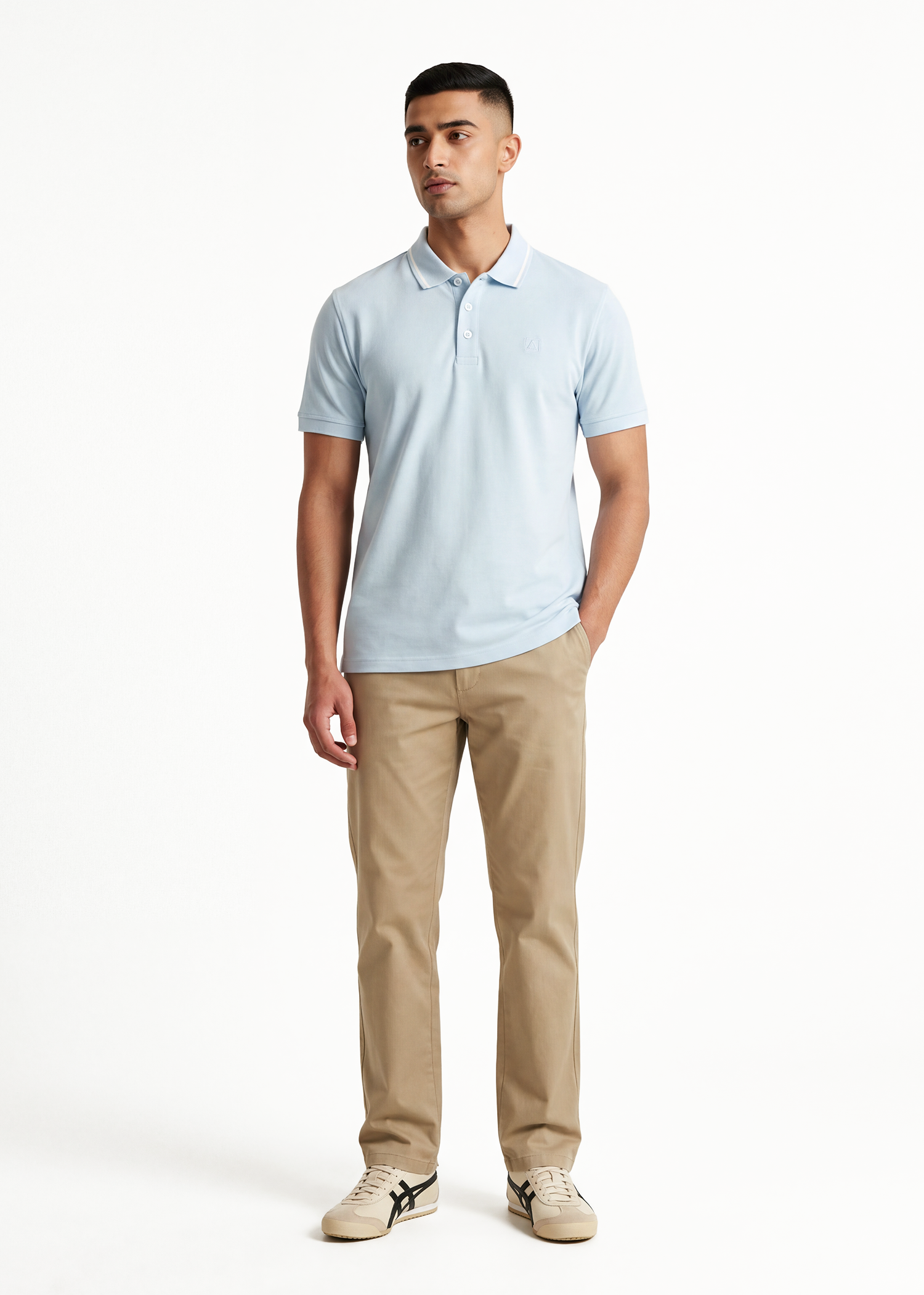 Daybreak Polo T-Shirt - Pastel Blue
