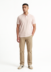 Daybreak Polo T-Shirt - Pastel Pink