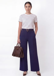 Belted Wide Leg Pants