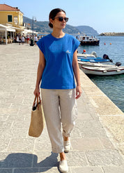 iCotton Oversized Muscle Tee