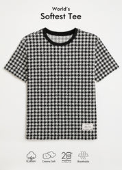Soft Houndstooth Tee