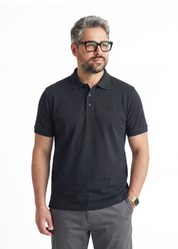 Undertone Polo T-Shirt - Jet Black