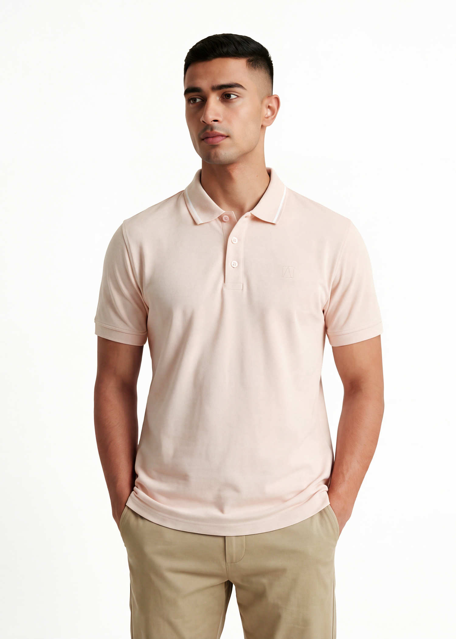Daybreak Polo T-Shirt - Pastel Pink