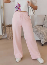 iCotton Signature Terry Wide Leg Pants