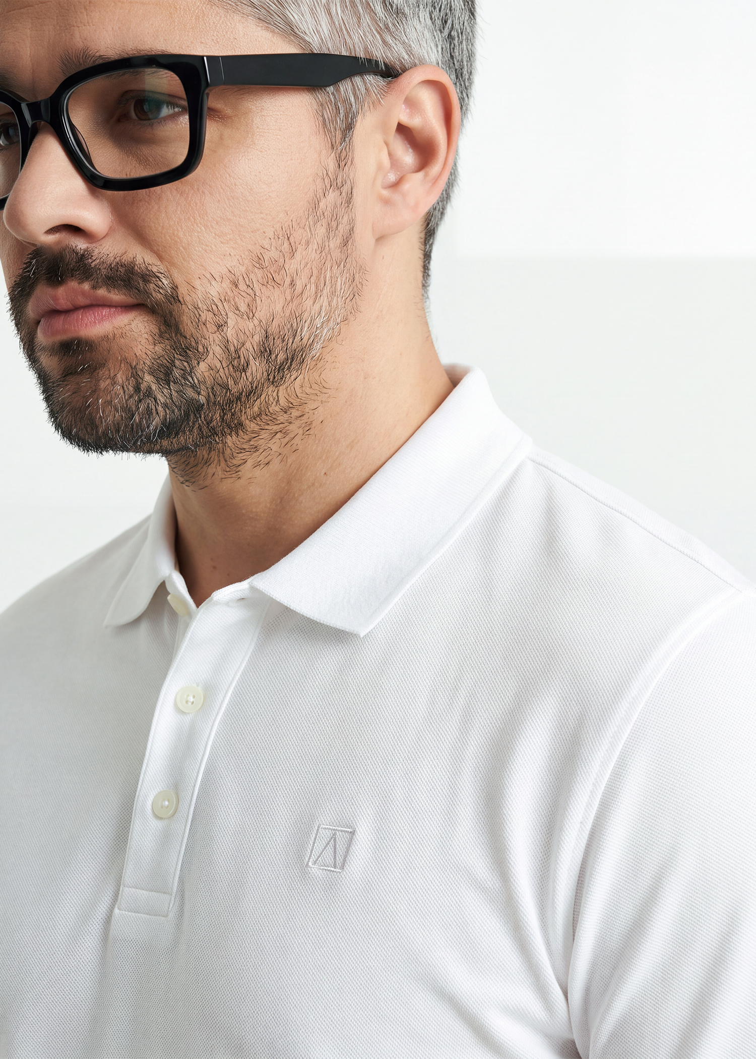 Undertone Polo T-Shirt - Classic White