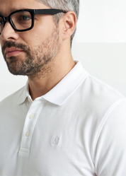 Undertone Polo T-Shirt - Classic White