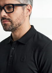 Undertone Polo T-Shirt - Jet Black
