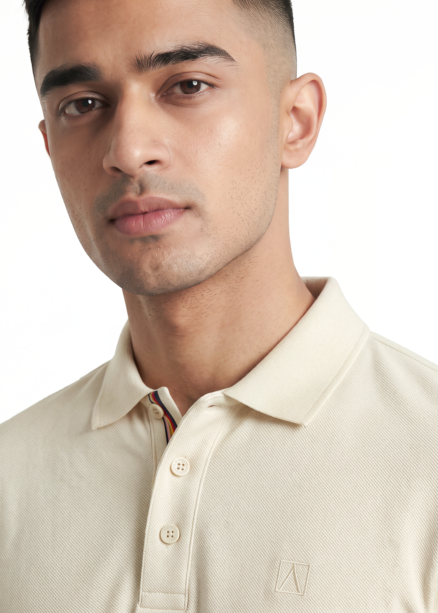 Heirloom Polo T-Shirt - Soft Cream