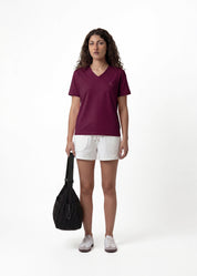 iCotton Signature Vee Neck Tee