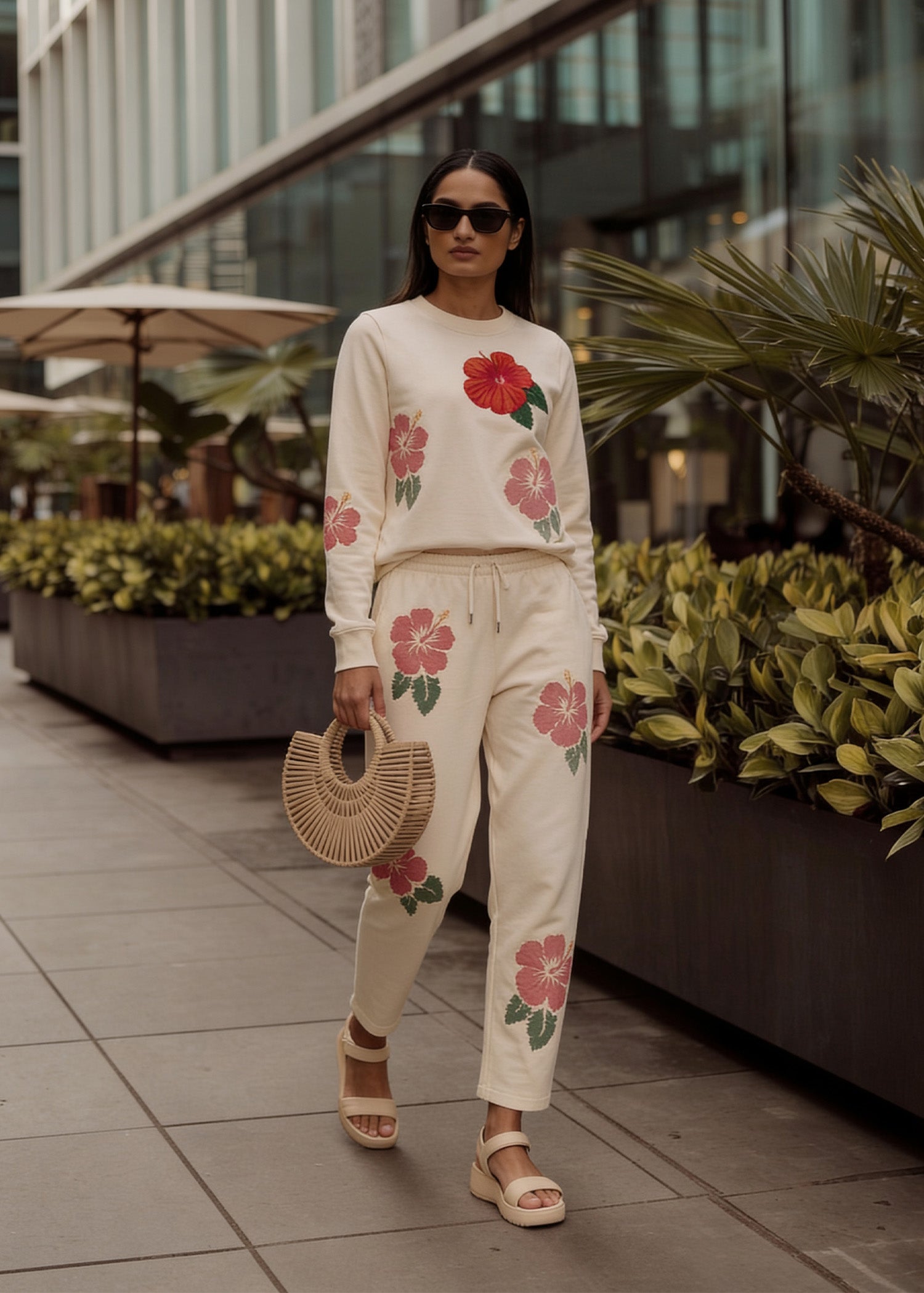 Hibiscus iCotton Tapered Pants