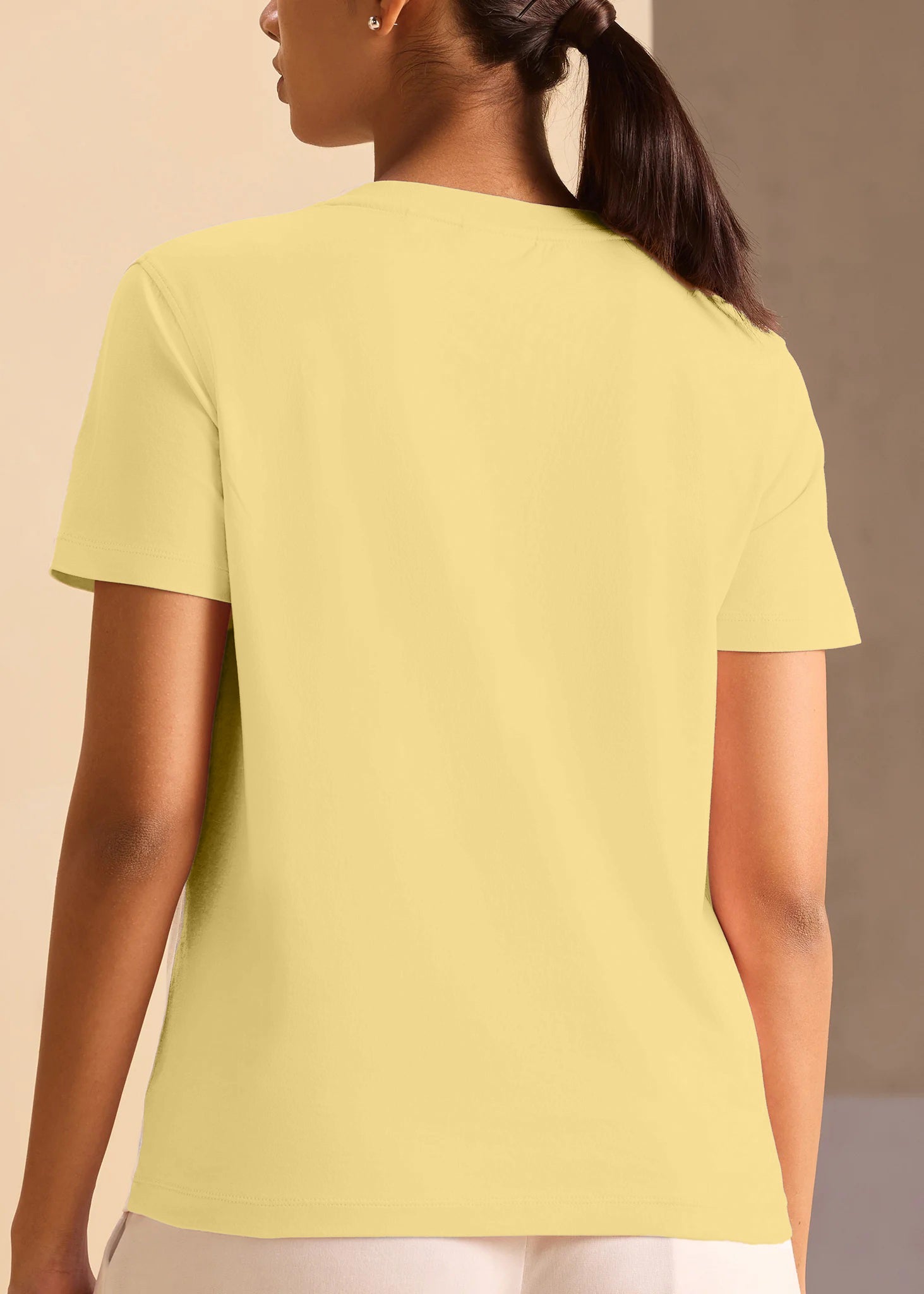 Cloud Soft Vee Neck Tee