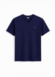iCotton Signature Vee Neck Tee