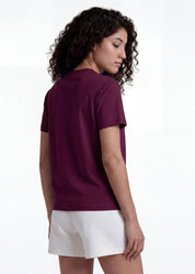 iCotton Signature Vee Neck Tee