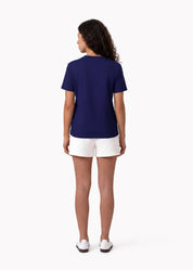 iCotton Signature Vee Neck Tee