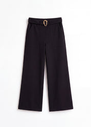 Belted Wide Leg Pants