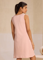 Luminous Rhinestone Shift Dress