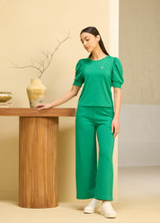 Soft Terry Wide Leg Pants