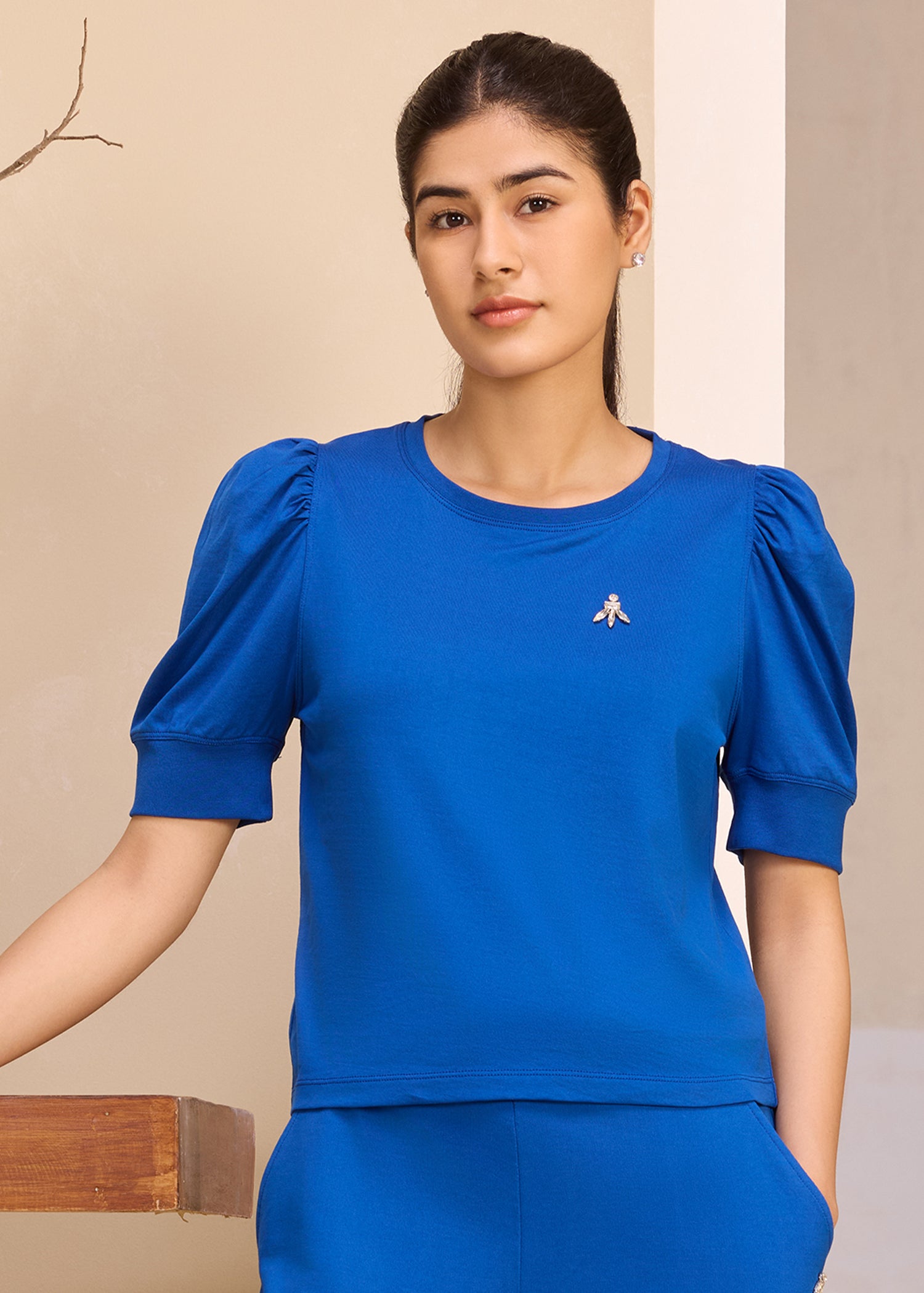 Cool Summer Pouf Sleeve Top