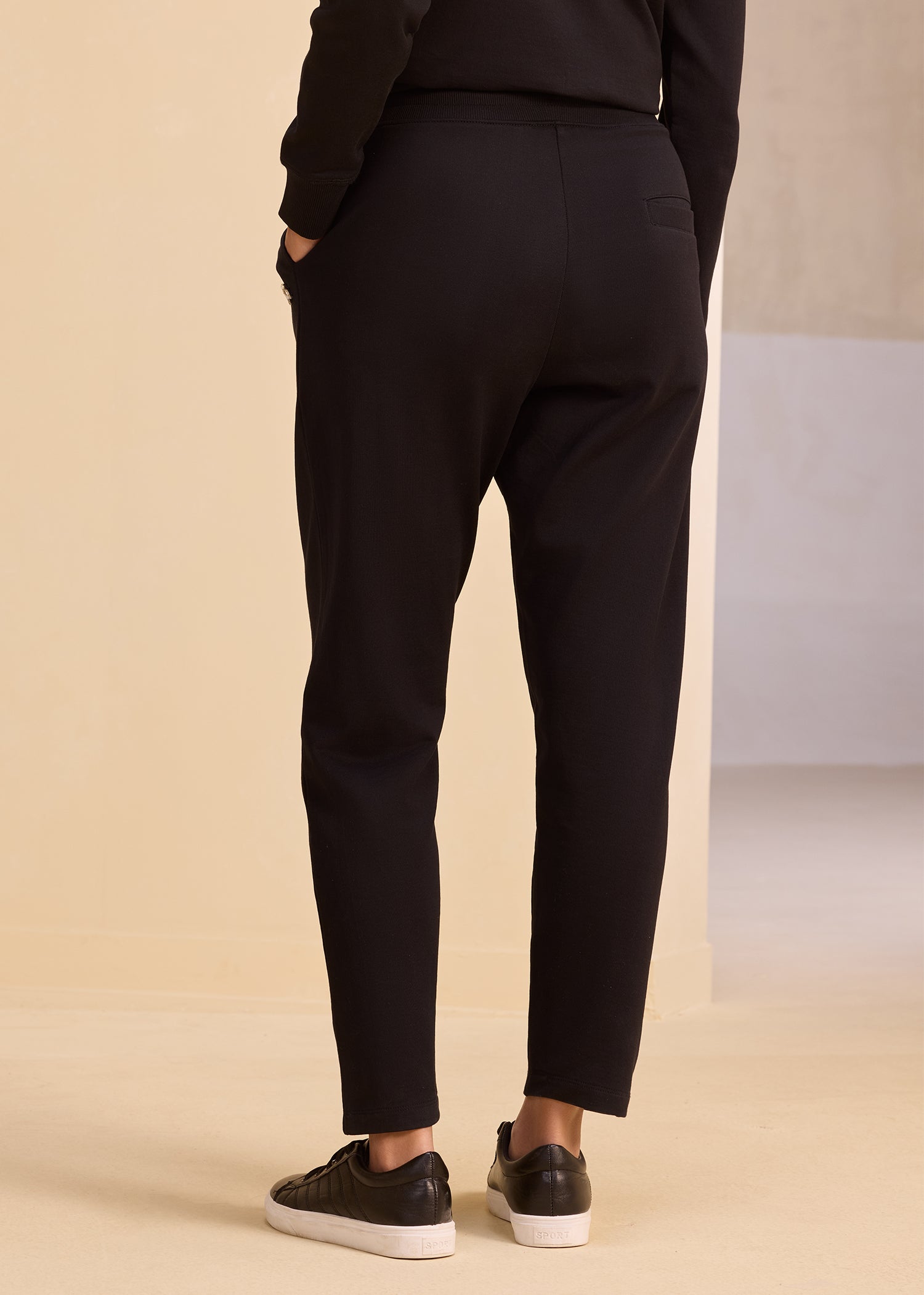 Elevated Rhinestone Tapered Pants