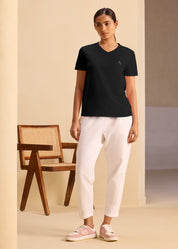Cloud Soft Vee Neck Tee