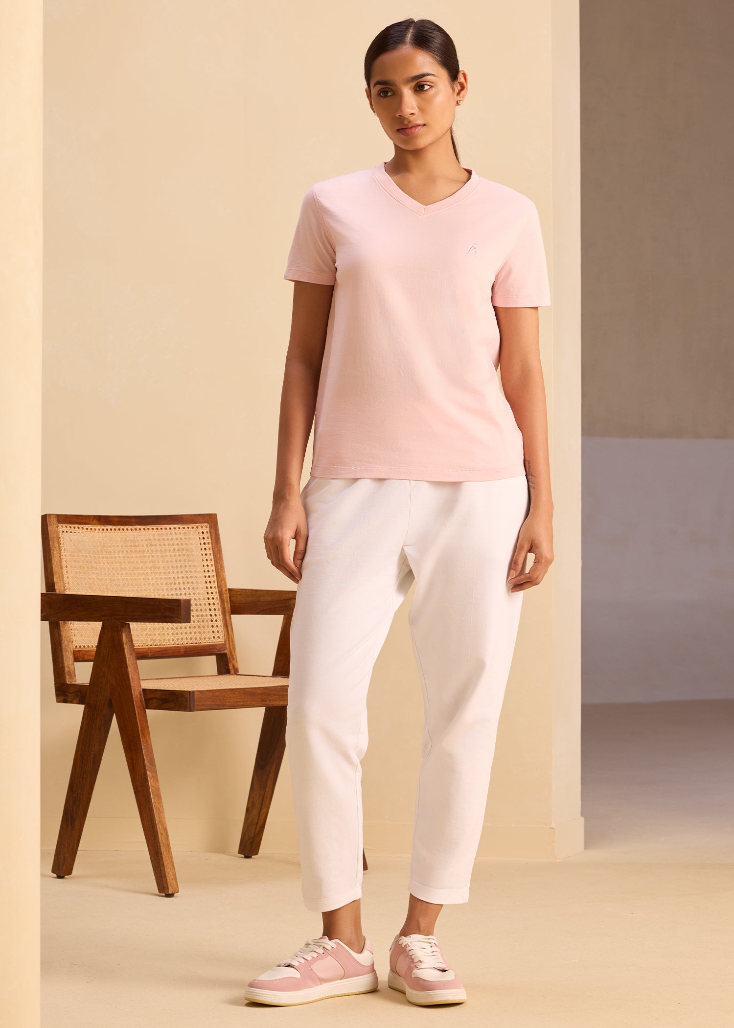 Cloud Soft Vee Neck Tee