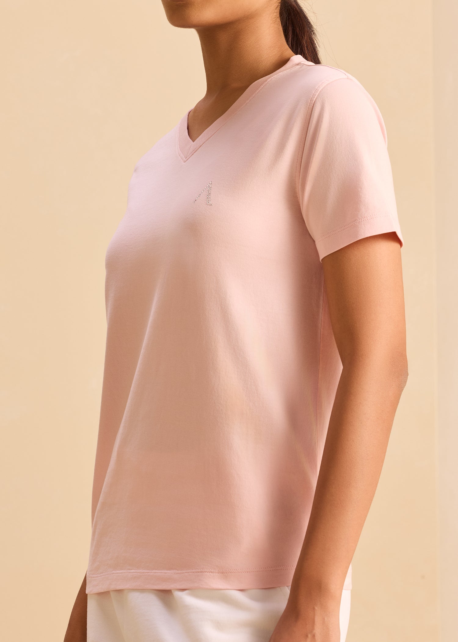 Cloud Soft Vee Neck Tee
