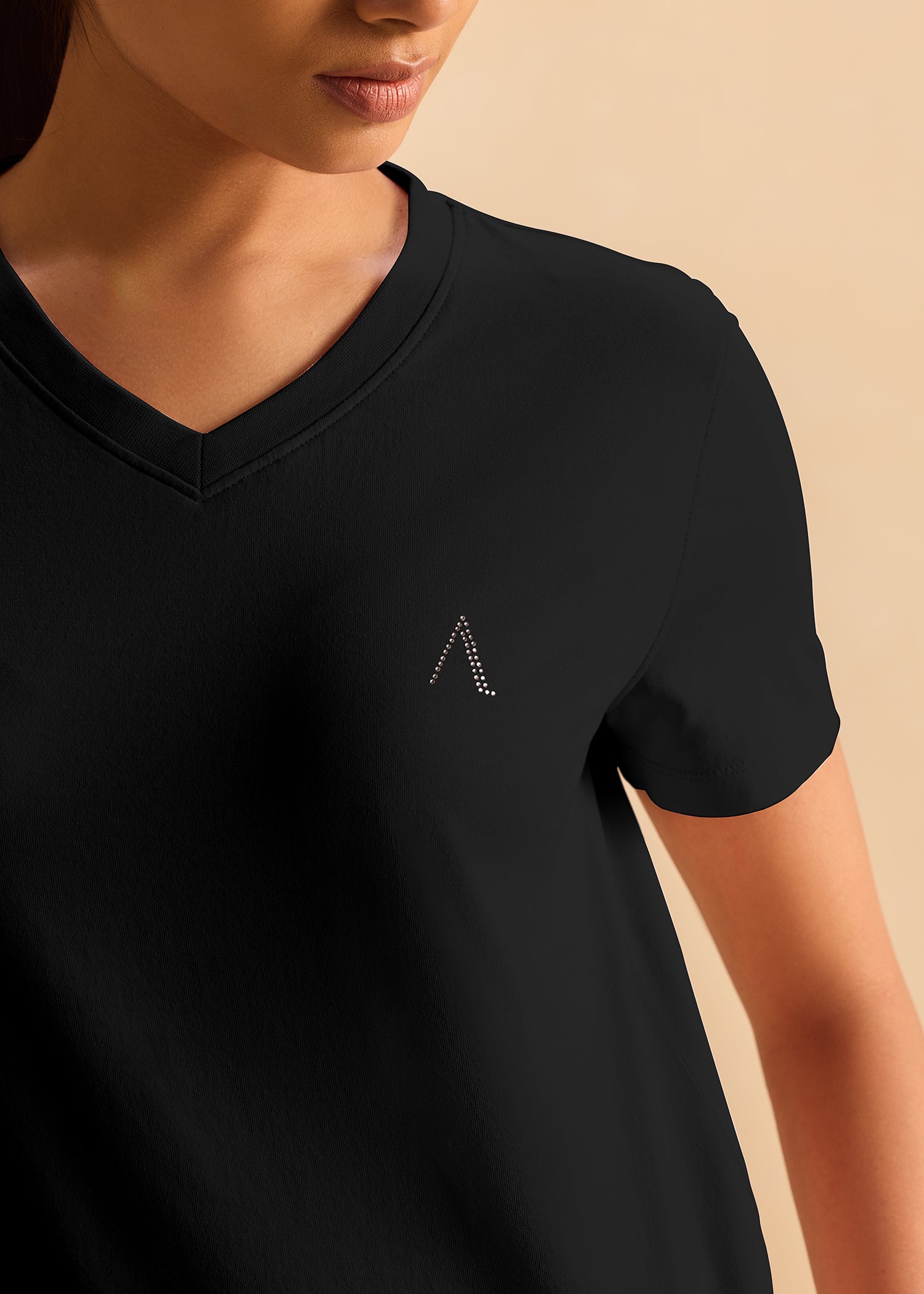 Cloud Soft Vee Neck Tee