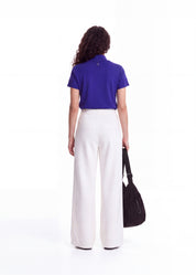 Non Transparent iCotton Wide Leg Pants