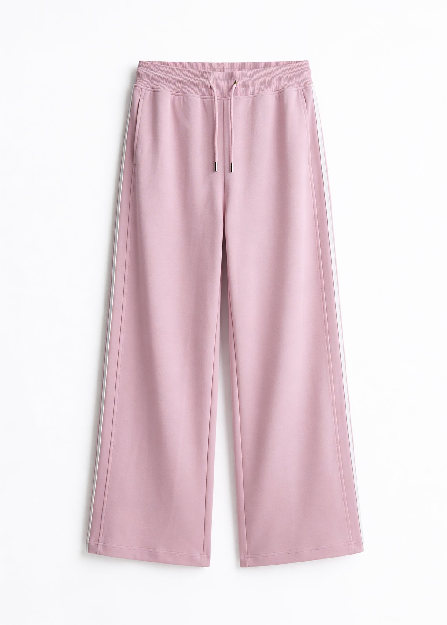 Signature Terry Wide Leg Black Pants | 100% Cotton & Comfort | ALONGE