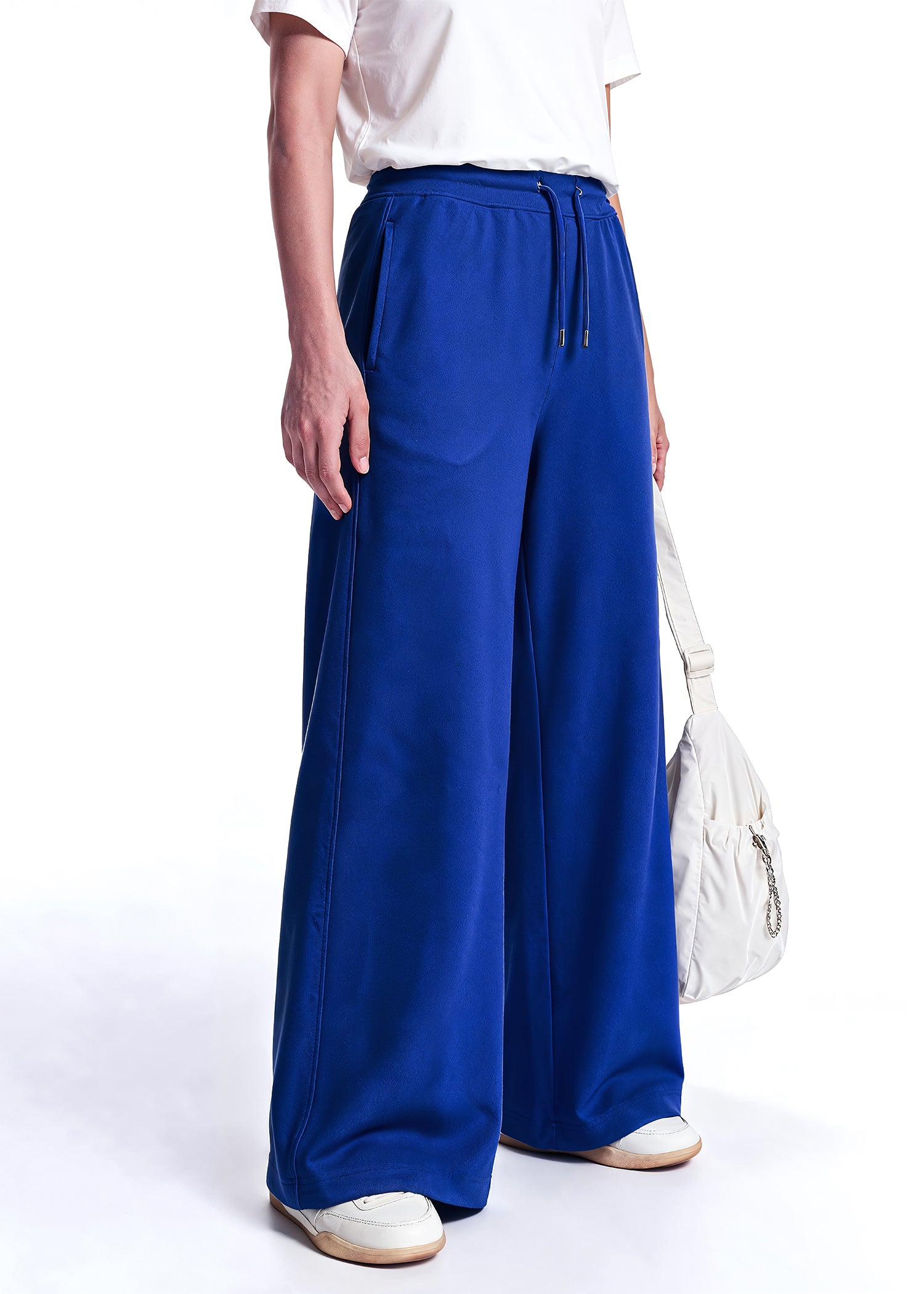 iCotton Terry Wide Leg Pants