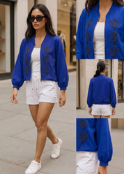 Effortless iCotton Zipper Jacket
