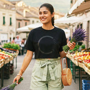 iCotton Signature Oversized Crop Tee