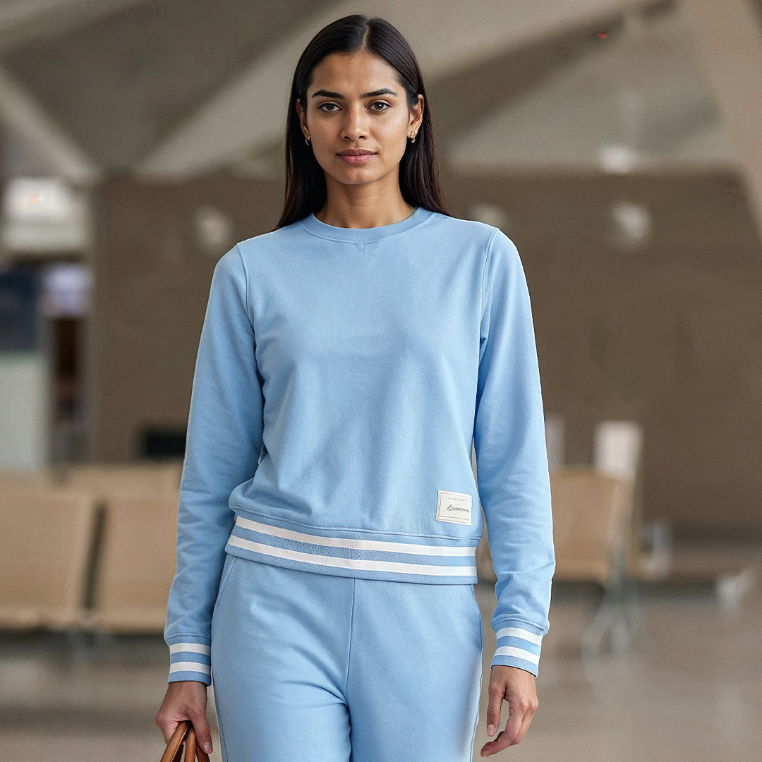 Yarn Dyed Rib iCotton Sweatshirt