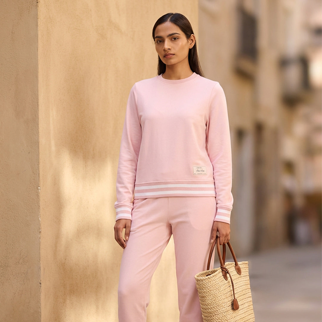 Yarn Dyed Rib iCotton Sweatshirt